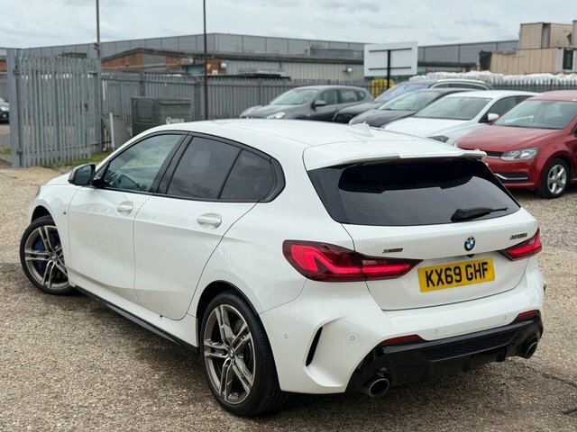 BMW 1 Series Hatchback KX69GHF White #5
