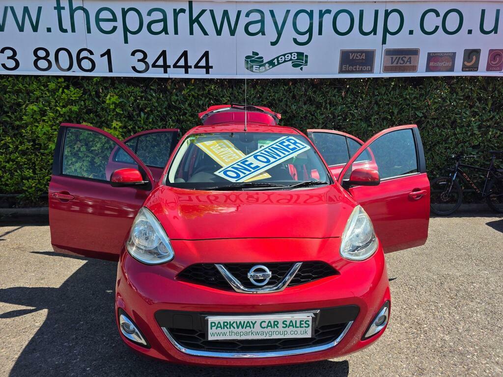 Nissan Micra 1.2 Acenta Euro 6 Red