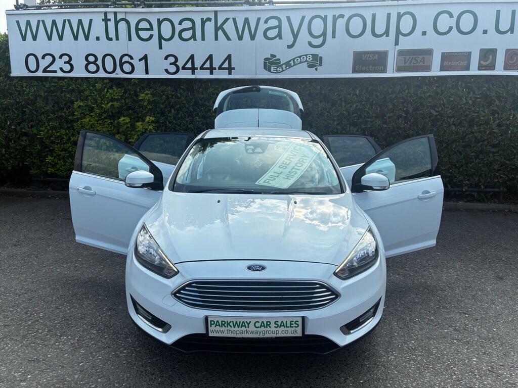 Ford Focus 1.0T Ecoboost Titanium Euro 6 S S CP17OWA White #3