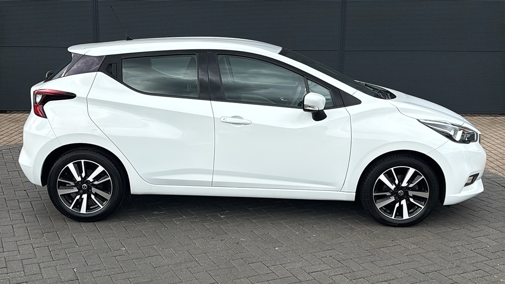 Nissan Micra 1.0 Ig 71 Acenta 71 Ps White #4