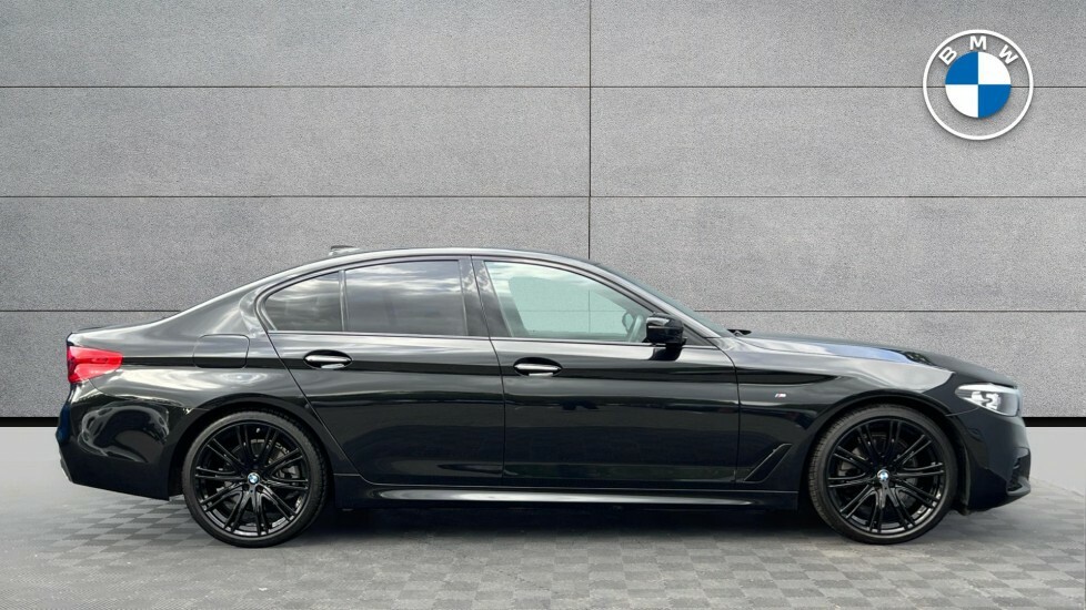 BMW 5 Series 520I M Sport Saloon Black #5