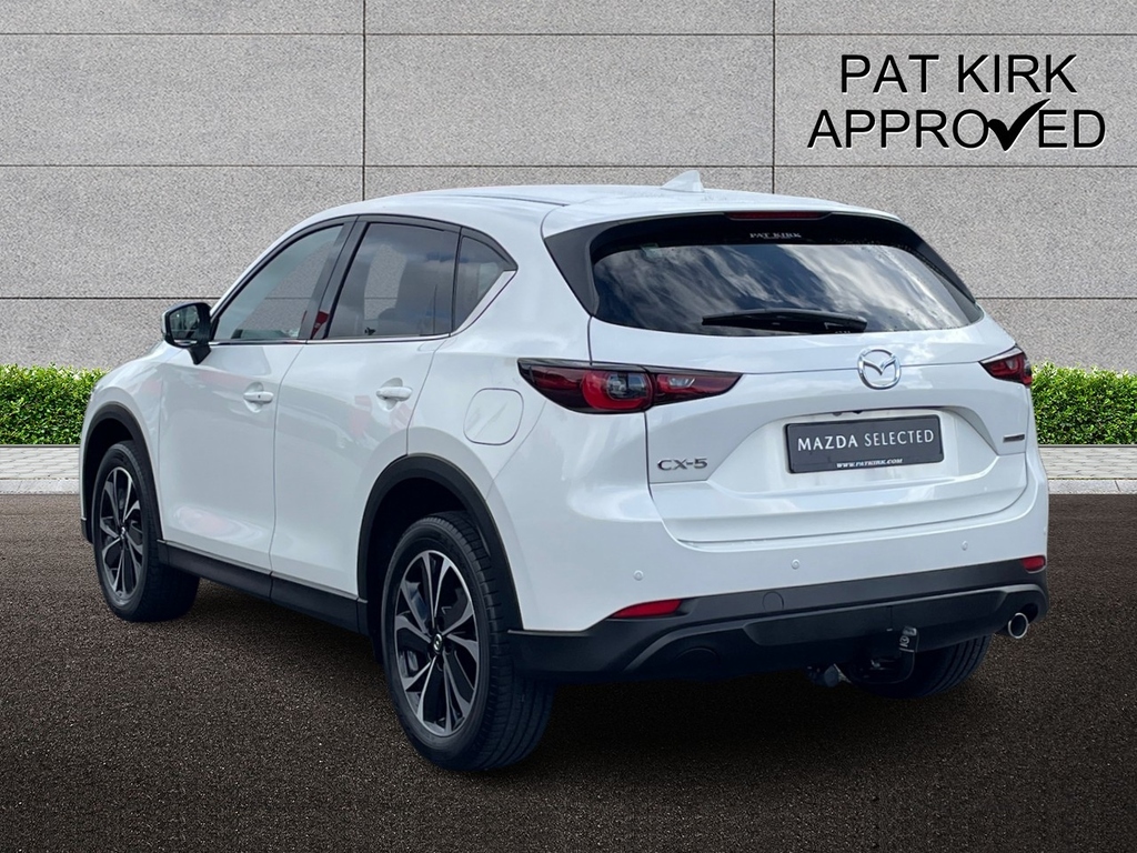 Mazda CX-5 2.2D Exclusive-line White #2