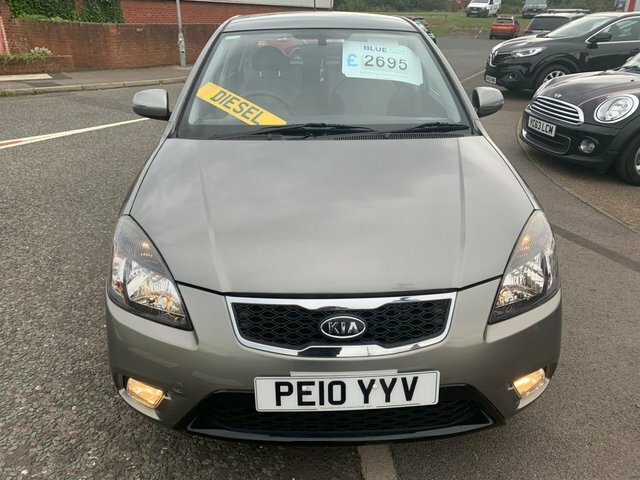 Kia RIO 2010 1.5 Crdi Graphite Hatchback Silver #2