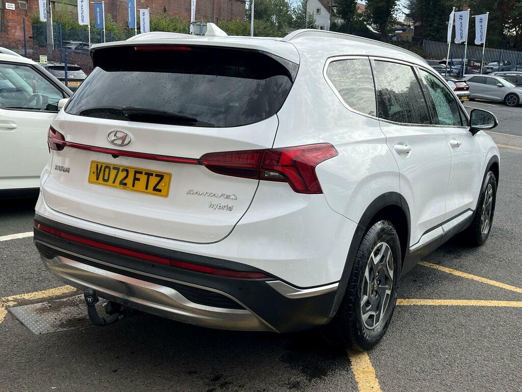 Hyundai Santa Fe 1.6 T-gdi Hybrid Premium White #2