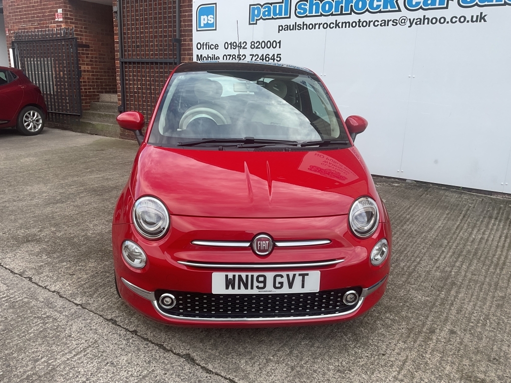 Fiat 500 Hatchback 1.2 Lounge Red #2