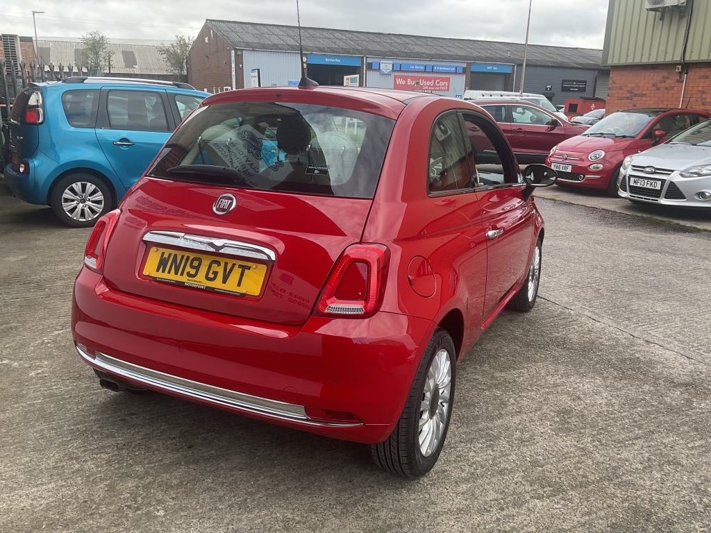 Fiat 500 Hatchback 1.2 Lounge Red #5