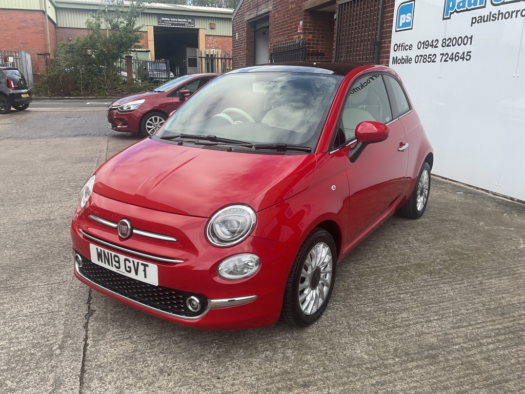 Fiat 500 Hatchback 1.2 Lounge Red #3