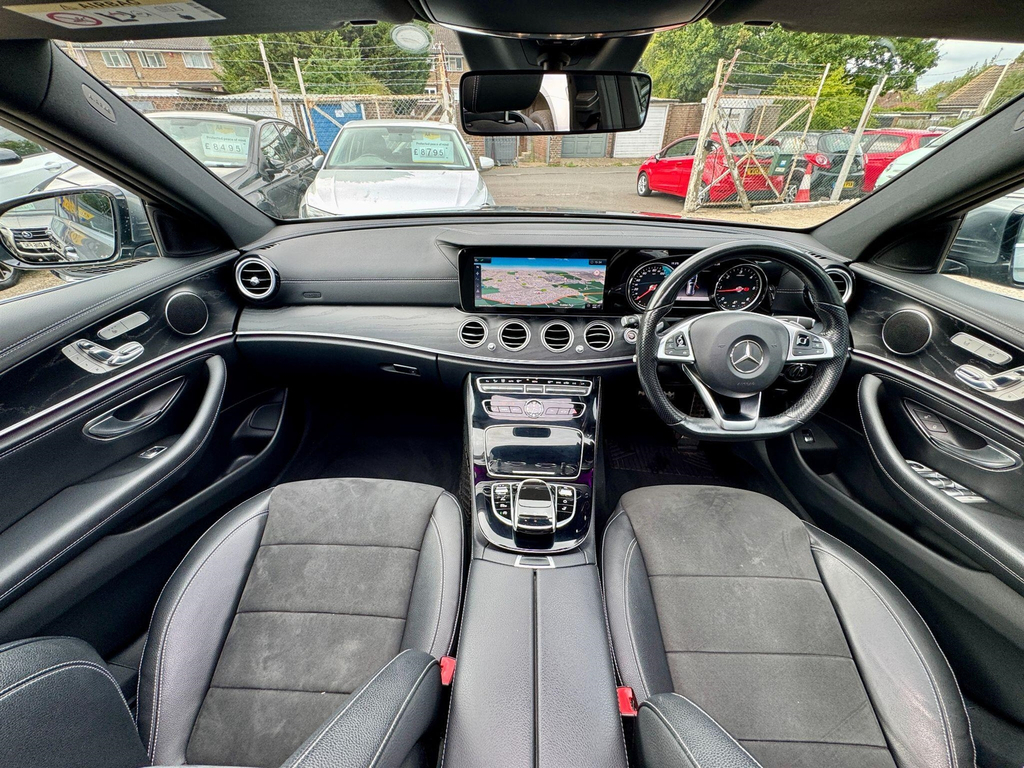 Mercedes-Benz E Class E 350 E Se 4-Door Blue #17