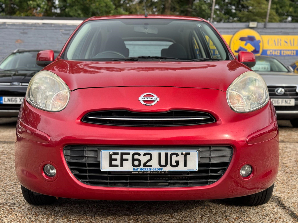 Nissan Micra 1.2 12V Acenta Cvt Euro 5 Red #2