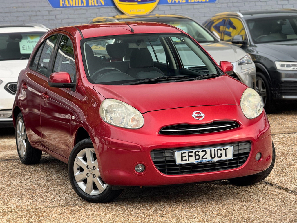 Nissan Micra 1.2 12V Acenta Cvt Euro 5 Red #6