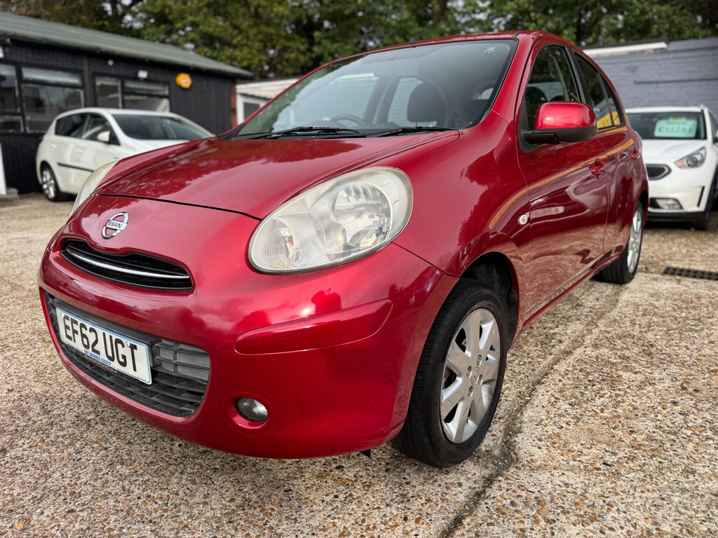 Nissan Micra 1.2 12V Acenta Cvt Euro 5 Red #3