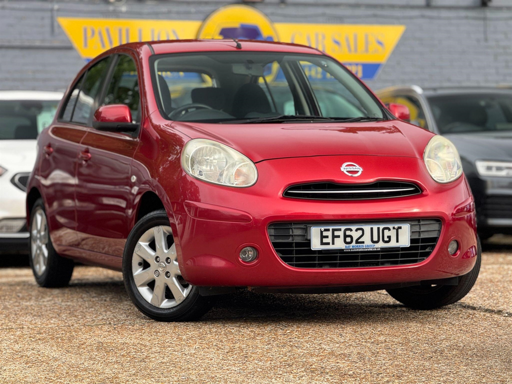 Nissan Micra 1.2 12V Acenta Cvt Euro 5 Red