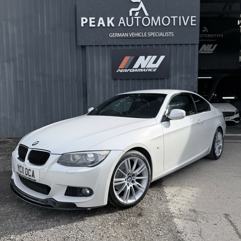 BMW 3 Series 2.0 320D M Sport Coupe YC11OCA White #2