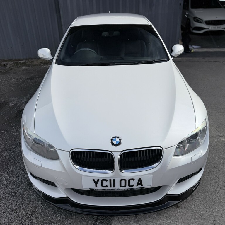 BMW 3 Series 2.0 320D M Sport Coupe YC11OCA White #4