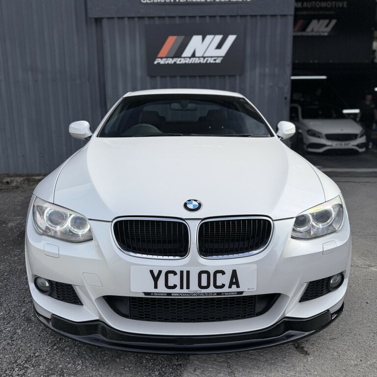 BMW 3 Series 2.0 320D M Sport Coupe YC11OCA White #3