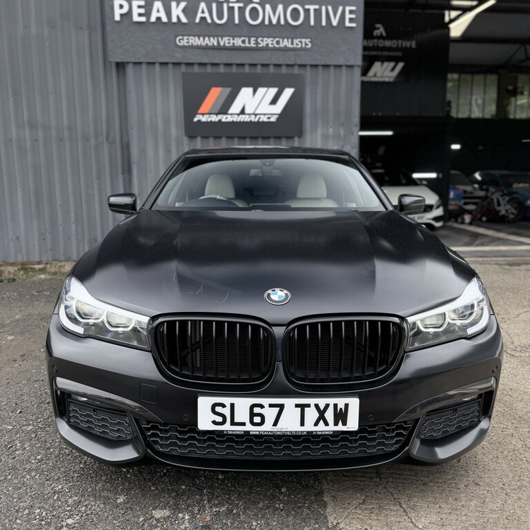 BMW 7 Series 3.0 730D Xdrive M Sport Saloon Black #3