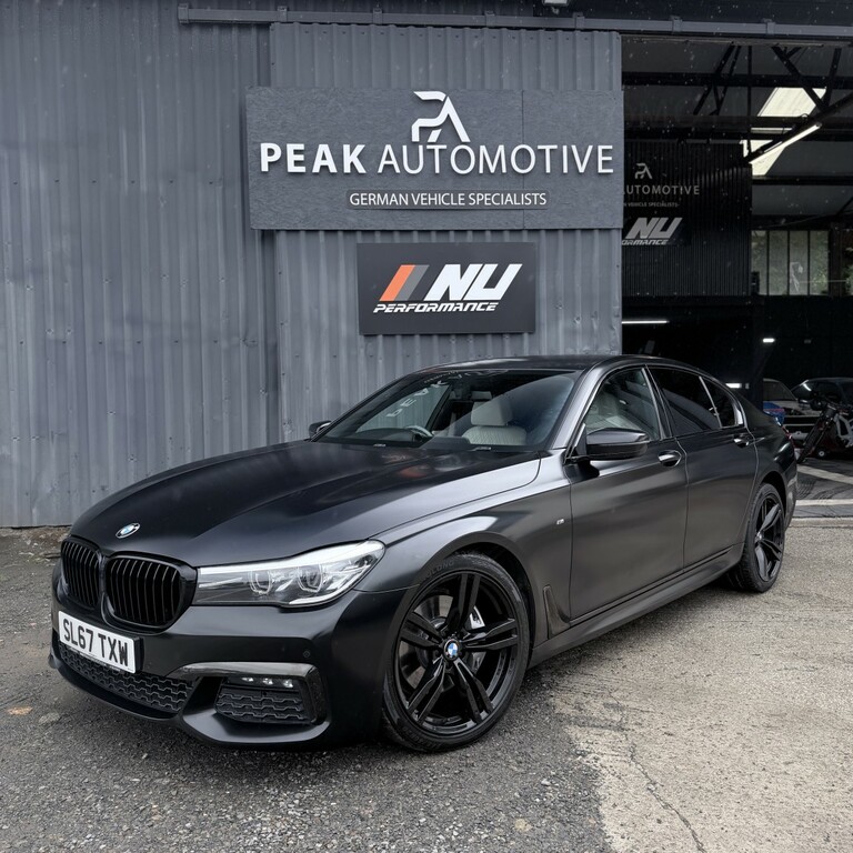 BMW 7 Series 3.0 730D Xdrive M Sport Saloon Black #2