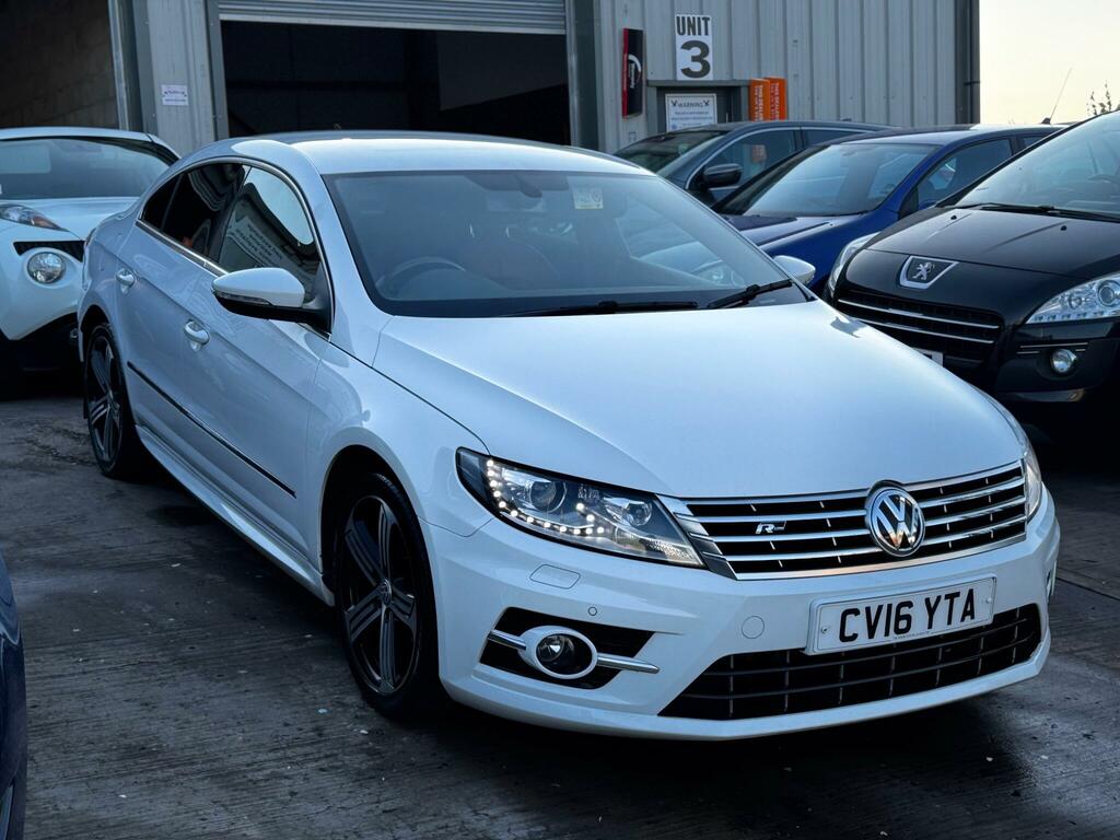 Volkswagen CC Cc R-line Tdi Bluemotion Technology White #3