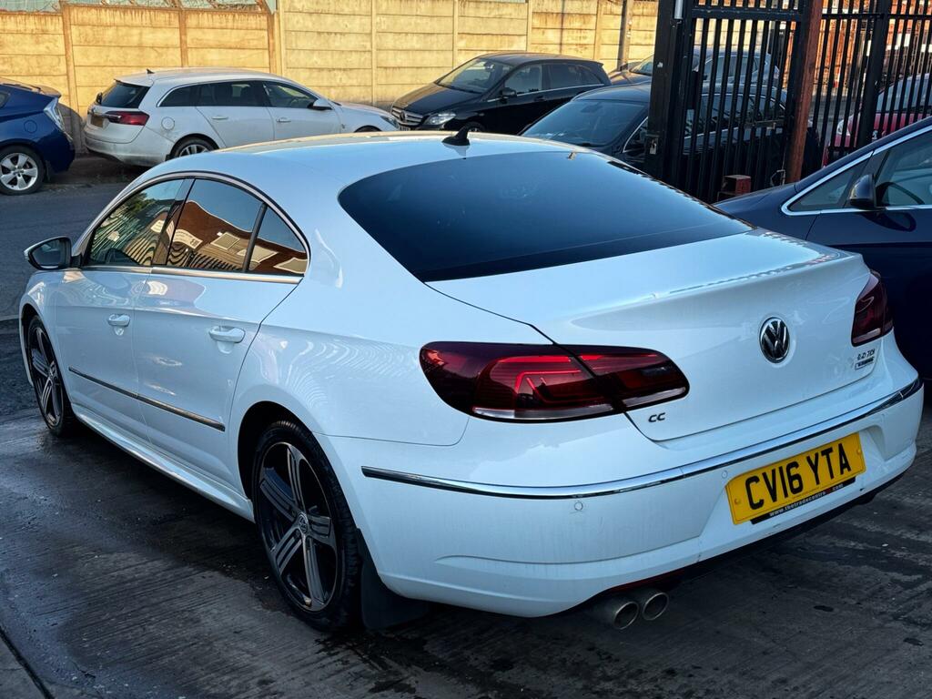 Volkswagen CC Cc R-line Tdi Bluemotion Technology White #5
