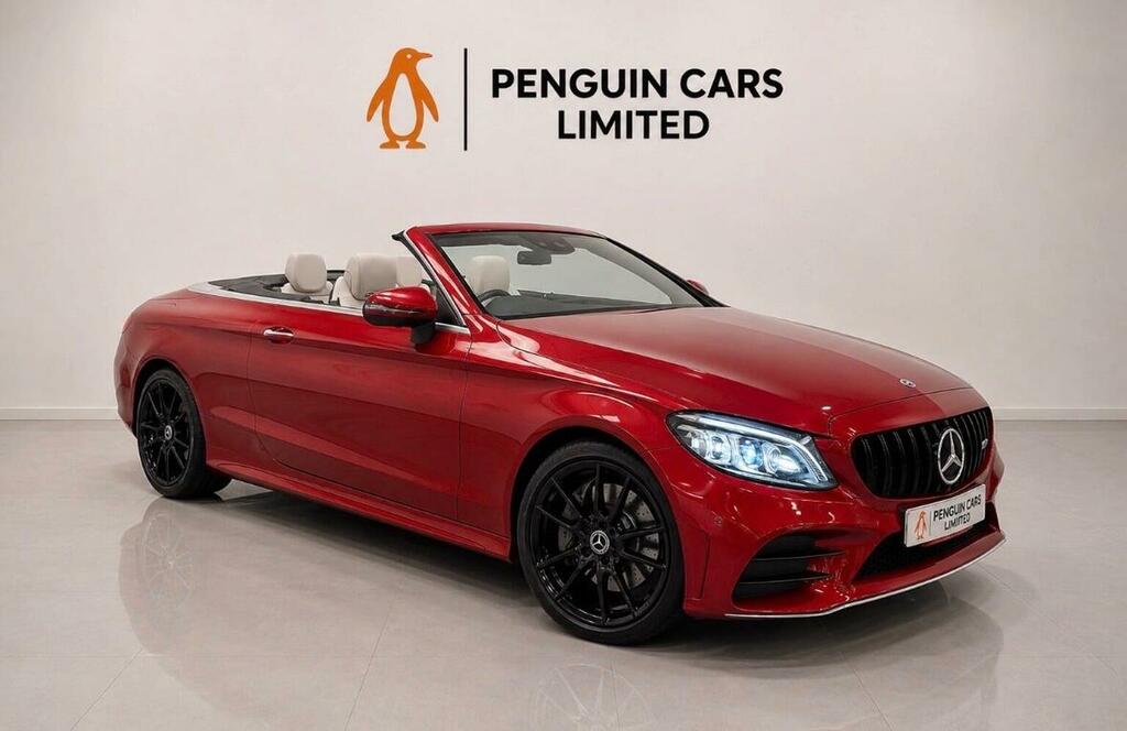 Mercedes-Benz C Class Convertible 2.0 C300 Amg Line Premium Plus Cabri Red