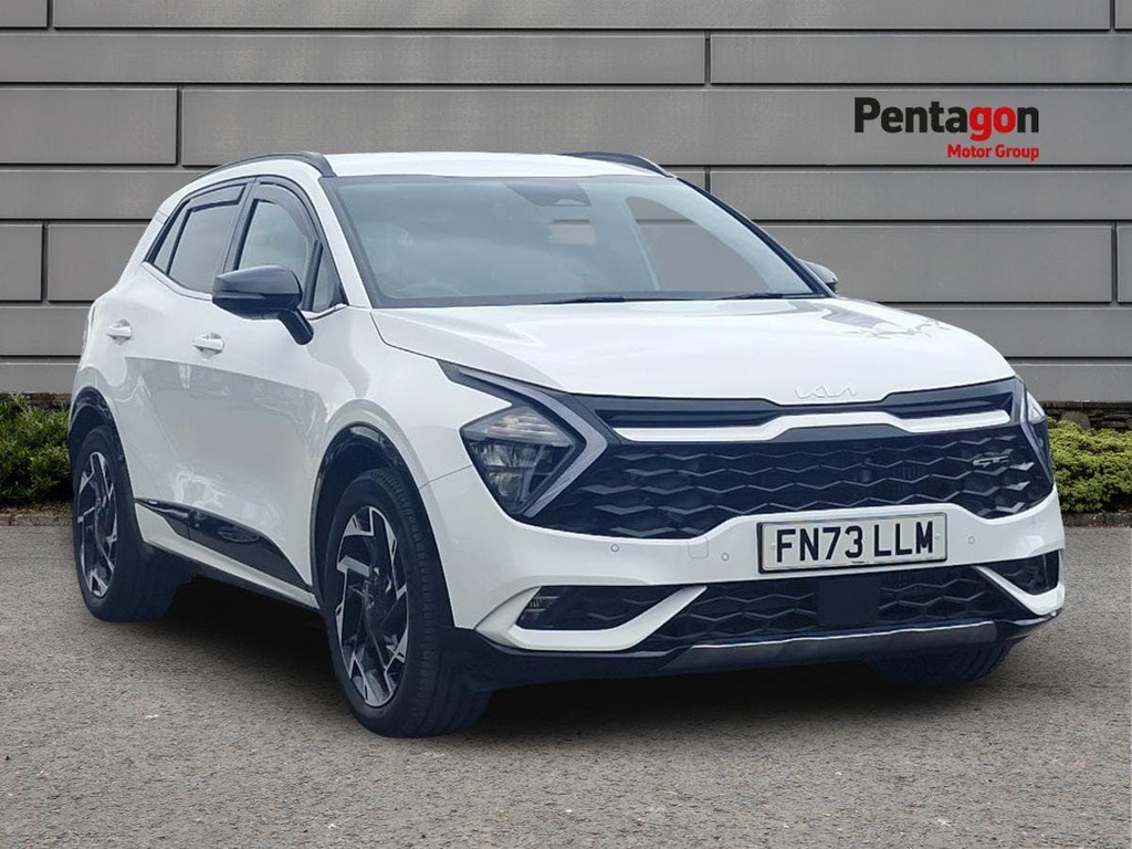 Kia Sportage 1.6 T Gdi Mhev Gt Line Suv Hybrid Dct E White