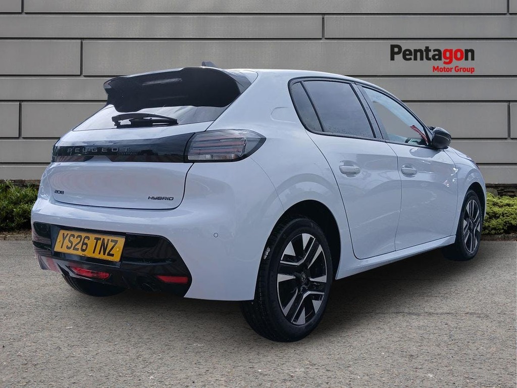 Peugeot 208 1.2 Allure Hatchback Hybrid E Dsc6 Euro White #4