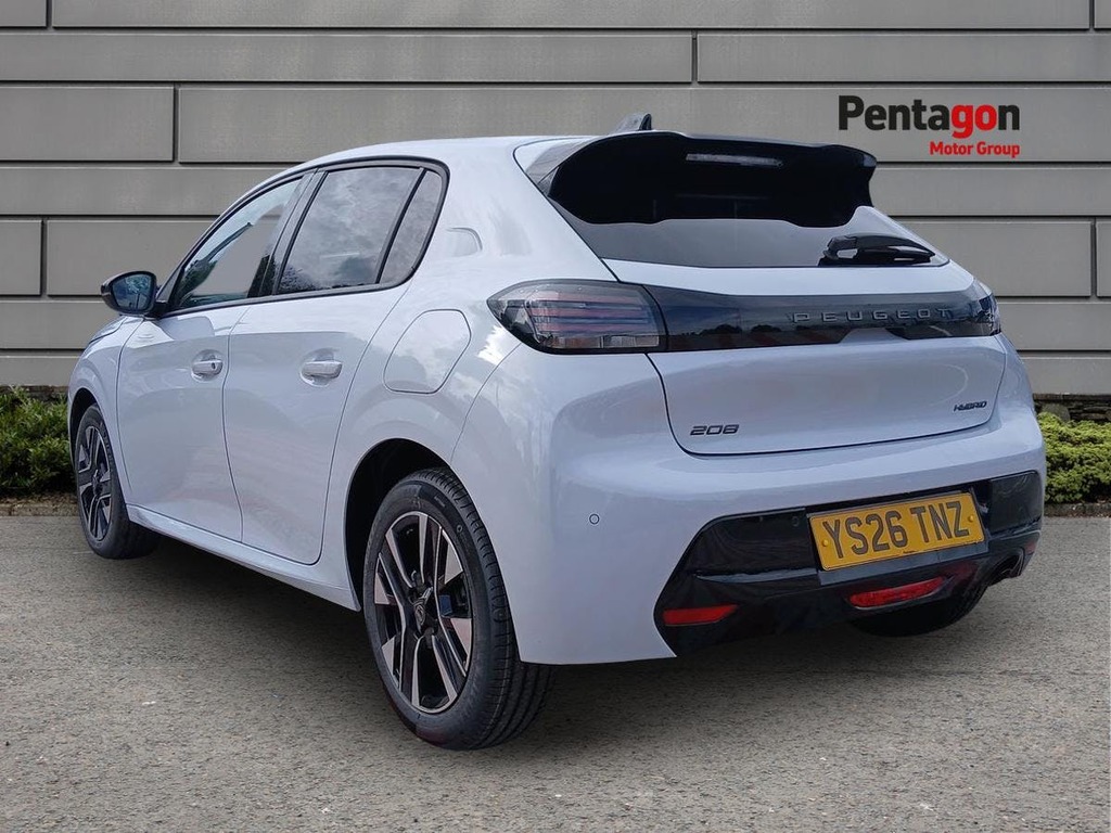 Peugeot 208 1.2 Allure Hatchback Hybrid E Dsc6 Euro White #2