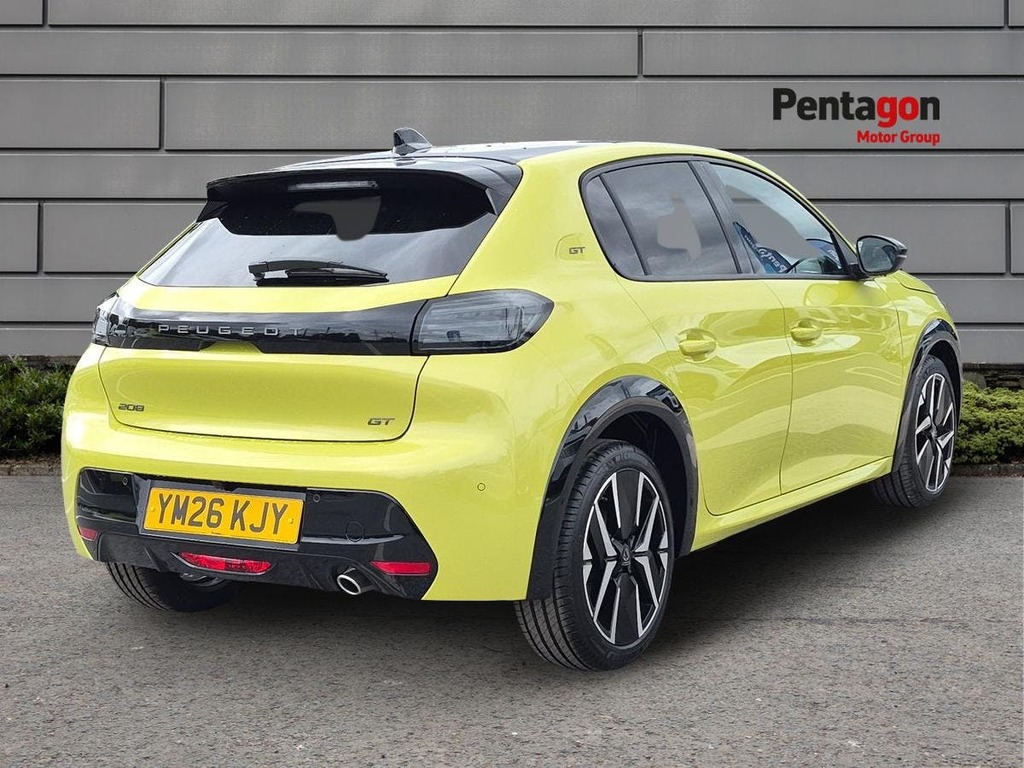 Peugeot 208 1.2 Turbo Gt Hatchback Euro 6 S Yellow #4