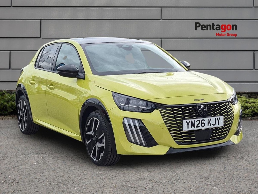 Peugeot 208 1.2 Turbo Gt Hatchback Euro 6 S Yellow