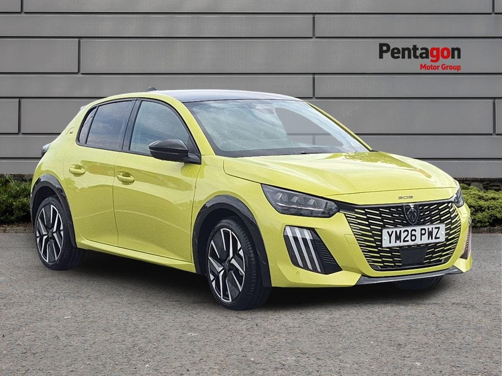 Peugeot 208 1.2 Turbo Gt Hatchback Euro 6 S Yellow