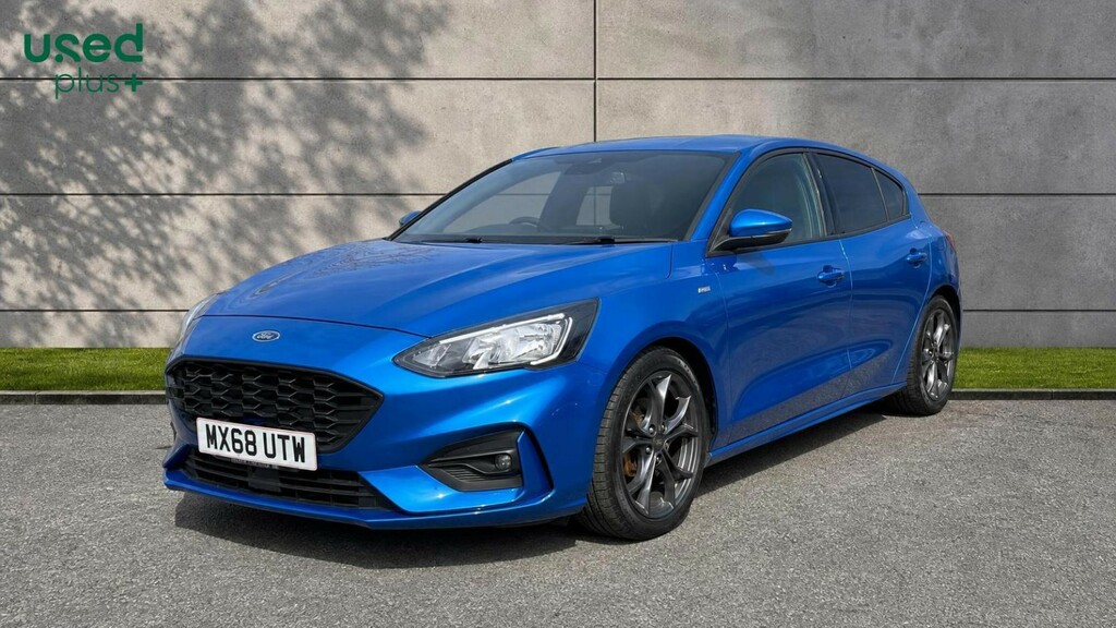 Ford Focus 1.0 Ecoboost 125 St-line MX68UTW Blue #4