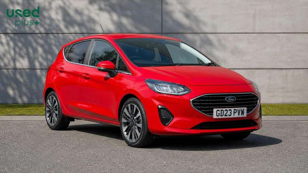 Ford Fiesta 1.0 Ecoboost Titanium X GD23PVW Red