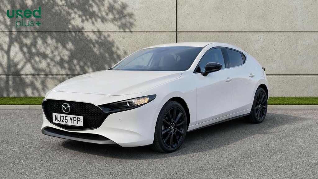 Mazda 3 2.5 E-skyactiv G Mhev 140 Homura MJ25YPP White #4