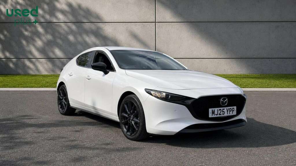 Mazda 3 2.5 E-skyactiv G Mhev 140 Homura MJ25YPP White #2