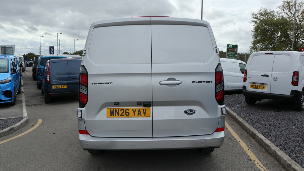 Ford Transit Custom 320 L2 Lwb H1 Limited 136Ps Eu6 6 Speed Panel Van WN26YAV Silver #4