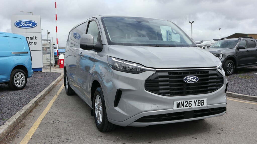 Ford Transit Custom 320 L2 Lwb H1 Limited 136Ps Eu6 6 Speed Panel Van Grey