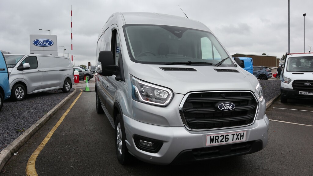 Ford Transit Custom 350 L3 Lwb H2 Limited Nav 165Ps Eu6 Panel Van Silver