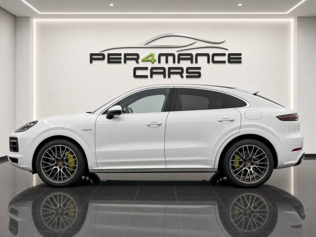 Porsche Cayenne 3.0 V6 E-hybrid 14.1Kwh Coupe Plug-in H White #4