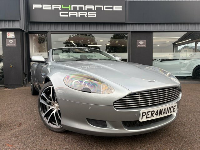 Aston Martin DB9 5.9 Volante Seq Eu4 394 Gkm, 450 Bh Silver