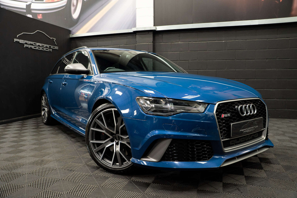 Audi RS6 Performance Tfsi Quattro 4Wd Blue #4