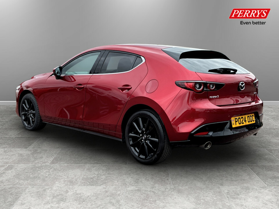 Mazda 3 2.0 E-skyactiv X Mhev 186 Exclusive-line PO24ODC Red #5