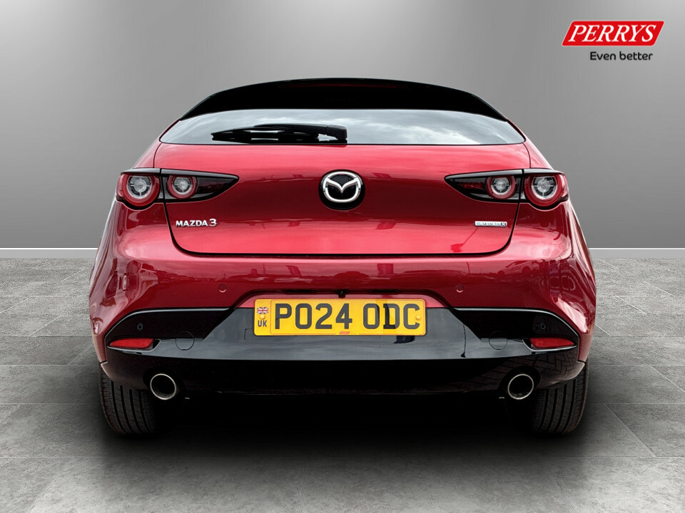 Mazda 3 2.0 E-skyactiv X Mhev 186 Exclusive-line PO24ODC Red #6