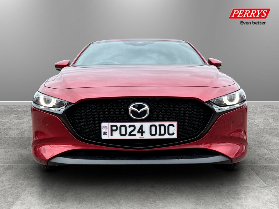 Mazda 3 2.0 E-skyactiv X Mhev 186 Exclusive-line PO24ODC Red #2