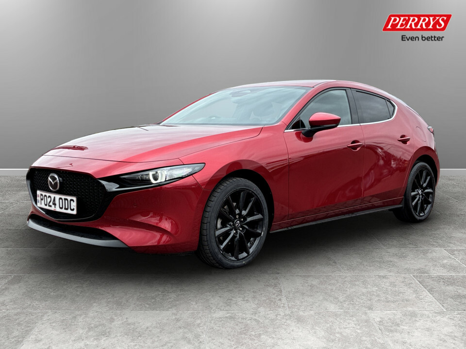 Mazda 3 2.0 E-skyactiv X Mhev 186 Exclusive-line PO24ODC Red #3