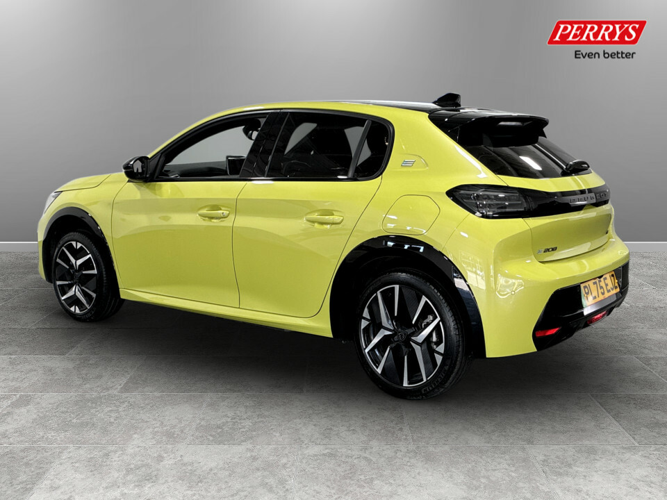 Peugeot e-208 115Kw Gt 51Kwh Yellow #5