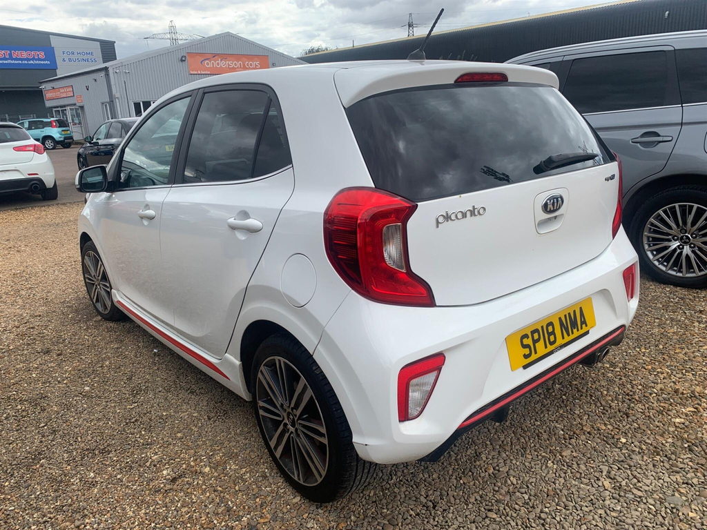 Kia Picanto 1.0 Gt-line Euro 6 White #5