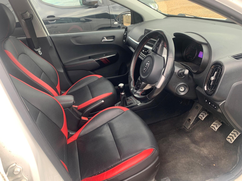 Kia Picanto 1.0 Gt-line Euro 6 White #2