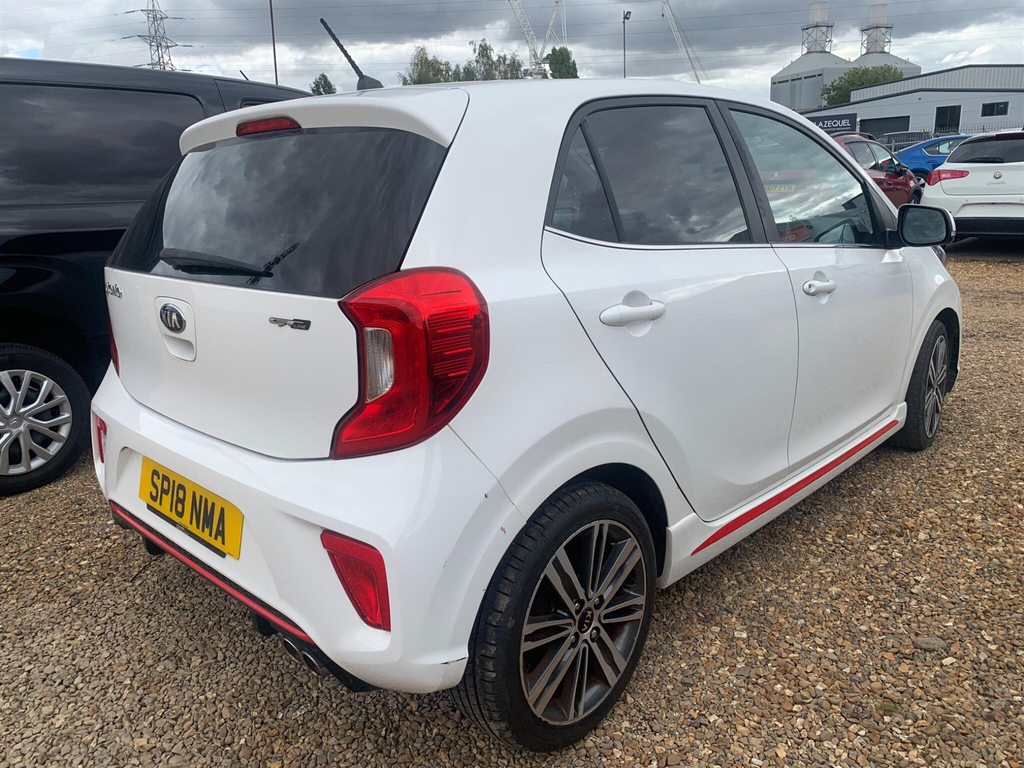 Kia Picanto 1.0 Gt-line Euro 6 White #3