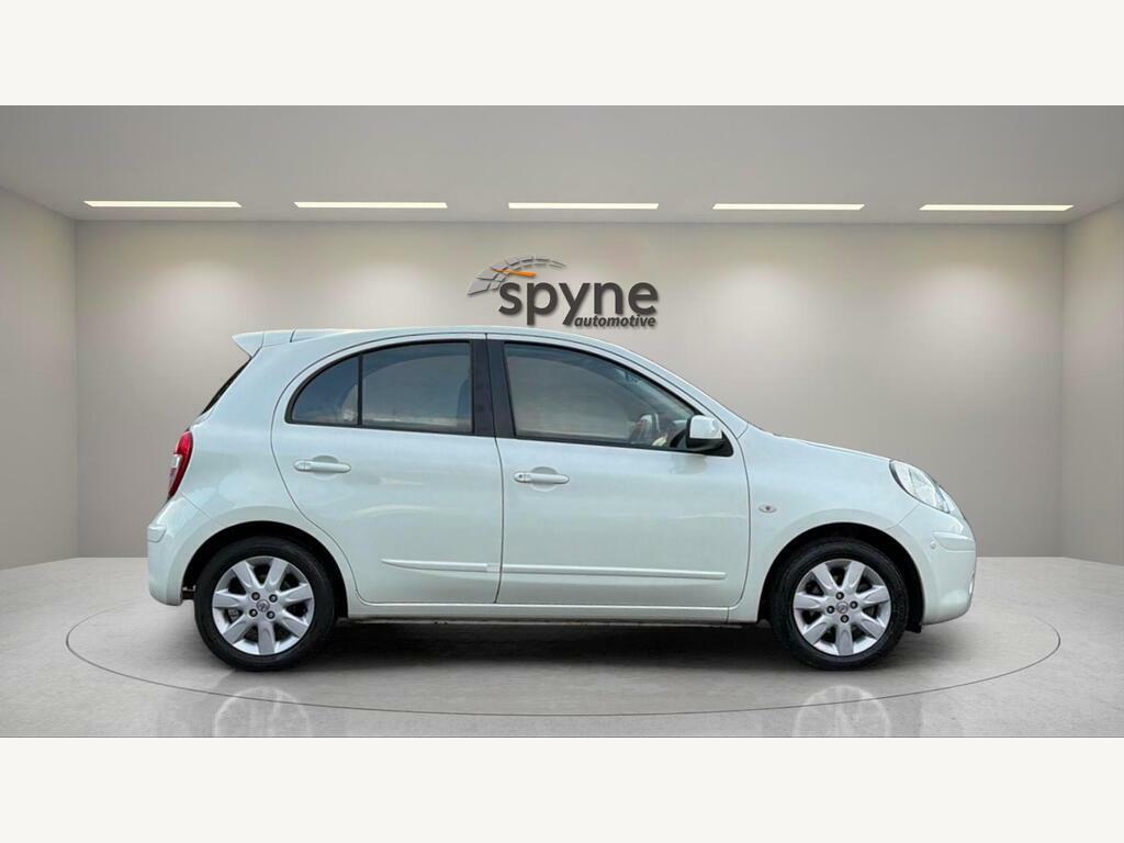 Nissan Micra 1.2 Dig-s Tekna Cvt Euro 5 S S White #6