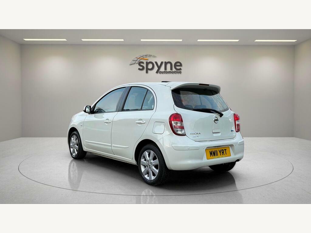 Nissan Micra 1.2 Dig-s Tekna Cvt Euro 5 S S White #4